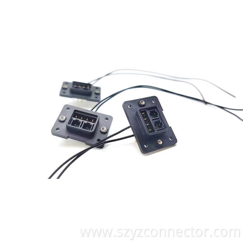 Servo motor power hook plate type base